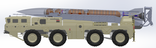 B导Dan运载车模型简易3D数模图纸 Solidworks设计缩略图